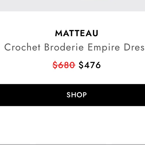 CROCHET BRODERIE EMPIRE DRESS - Picture 4 of 5